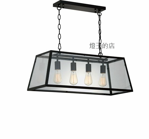 燈飾燈具【燈王的店】布拉格 工業吊燈4燈 客廳燈 餐廳燈 吧檯燈 107-93/H4