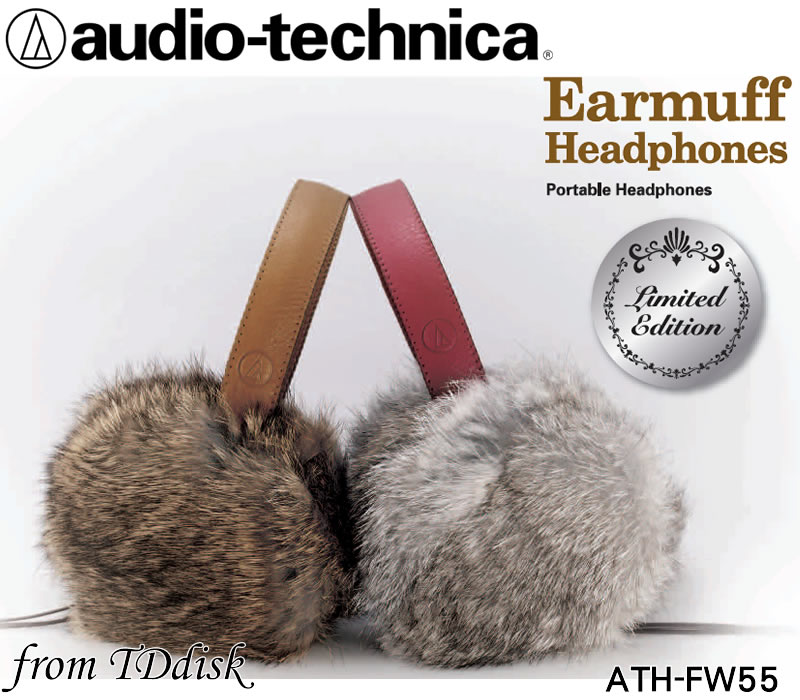 <br/><br/>  志達電子 ATH-FW55 audio-technica 日本鐵三角 耳罩式耳機 天然毛皮 冬季限定 (台灣鐵三角公司貨)<br/><br/>