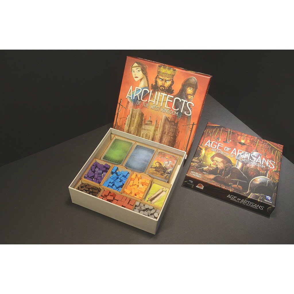 【桃園桌遊家】西國建築師 Architects of the West Kingdom 桌遊收納盒【免膠組裝】【烏鴉盒子