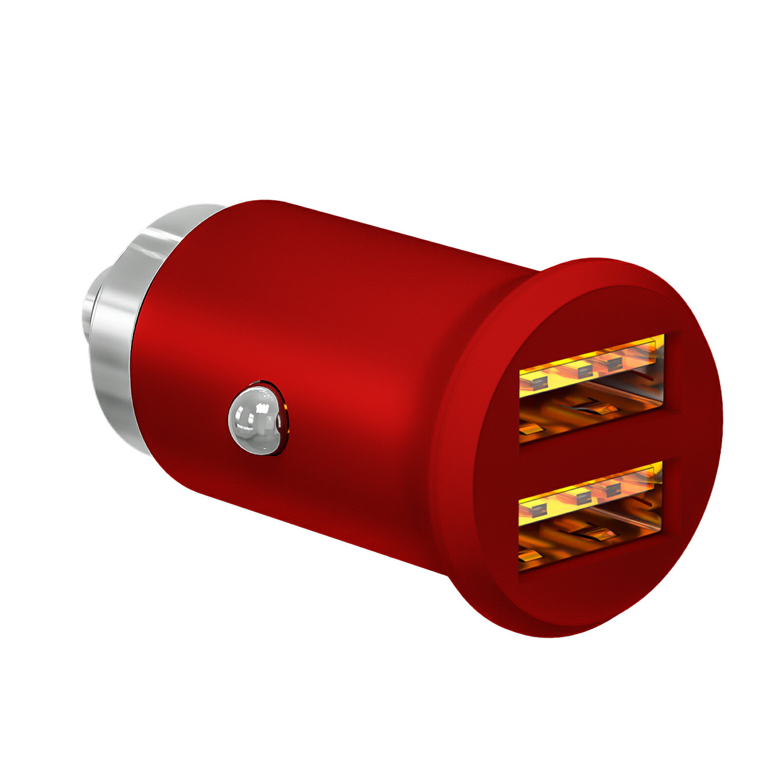 [暗夜紅] 雙USB 點菸器車充｜支援手機快充【Carster】 0