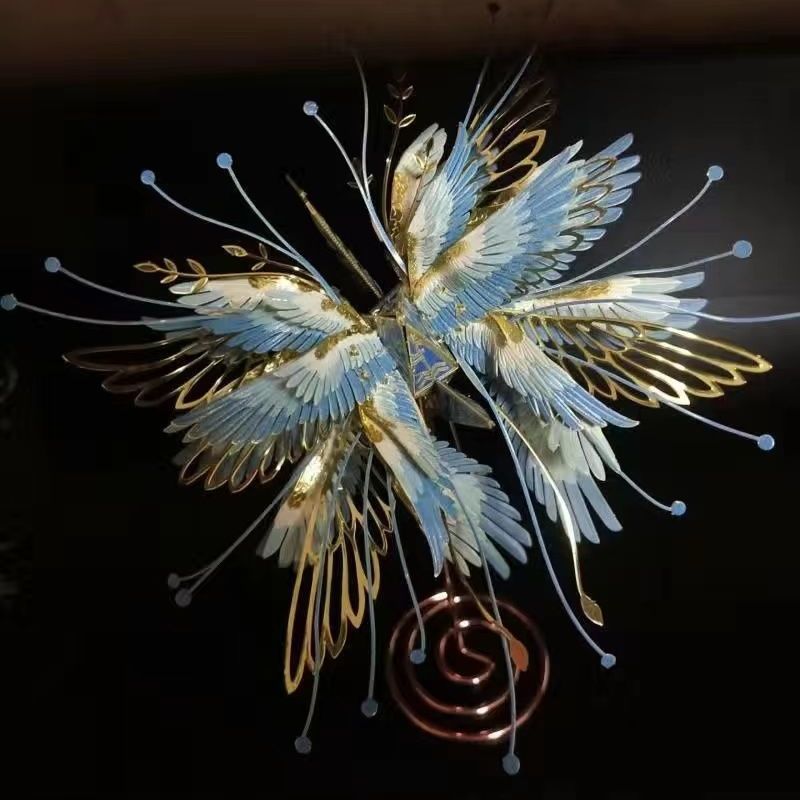 繁花千鶴星座鶴 3D金屬立體拼裝模型拼酷高難度益智手工diy禮物