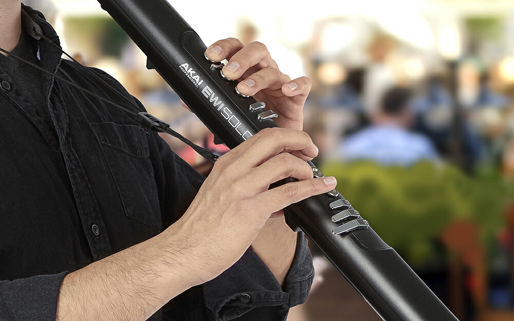 日本代購AKAI EWI SOLO 電吹管電子吹管電薩克斯風數位薩克斯風