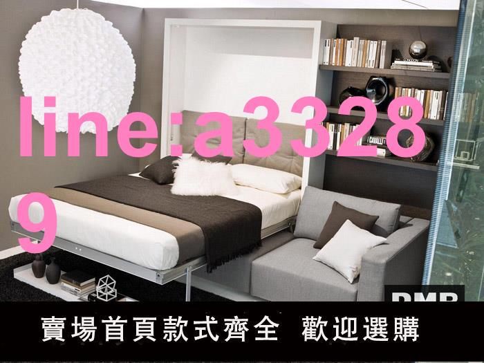 豎翻壁床隱形床多功能折疊翻板床壁櫃床墨菲床組合沙發書桌衣櫃床