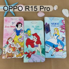 迪士尼彩繪皮套 OPPO R15 Pro (6.28吋)【正版授權】白雪公主 小美人魚 愛麗絲