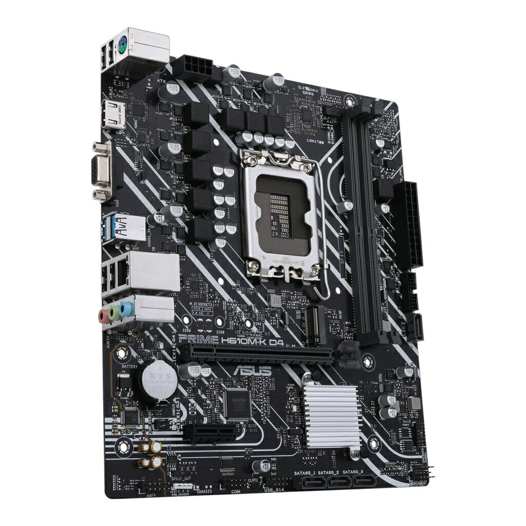 ASUS 華碩 PRIME H610M-K D4-CSM 主機板 1700腳位 M-ATX 主機板 2