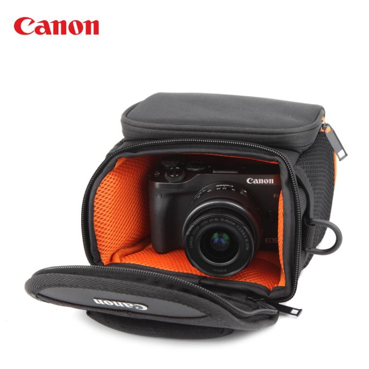 canon佳能EOS-M5 M50 M100 M10M6單電微單防水單肩攝影收納相機包 全館85折！