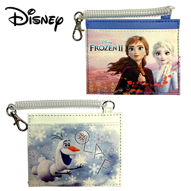 【日本正版】冰雪奇緣2 彈力票卡夾 票夾 證件套 悠遊卡夾 艾莎/安娜/雪寶 迪士尼 Disney
