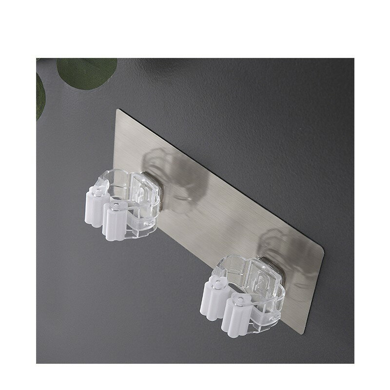 免釘拖把掛架【A011】台灣出貨 居家  壁掛拖把架 掃把架 吸盤架 浴室收納架 浴室架 掛架 拖把掛架 免打孔 2