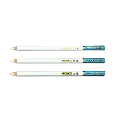 白色炭精筆 CPC-511 專家級4MM鉛芯/台灣設計 QMO LiU 品牌 ---繪畫基礎必備 1