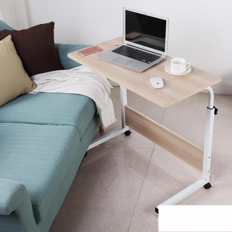 電腦桌 電腦桌懶人床邊桌臺式家用簡約書桌宿舍簡易床上小桌子可移動升降 ~