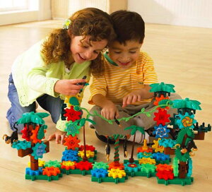 【晴晴百寶盒】美國進口 齒輪遊戲-猴子樂園 可愛創意齒輪益智玩具 益智遊戲 送禮禮物禮品 創意寶寶早教益智遊戲 W449
