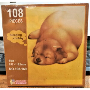 絕版拼圖 - HM108-169- Sleeping chubby 108片拼圖