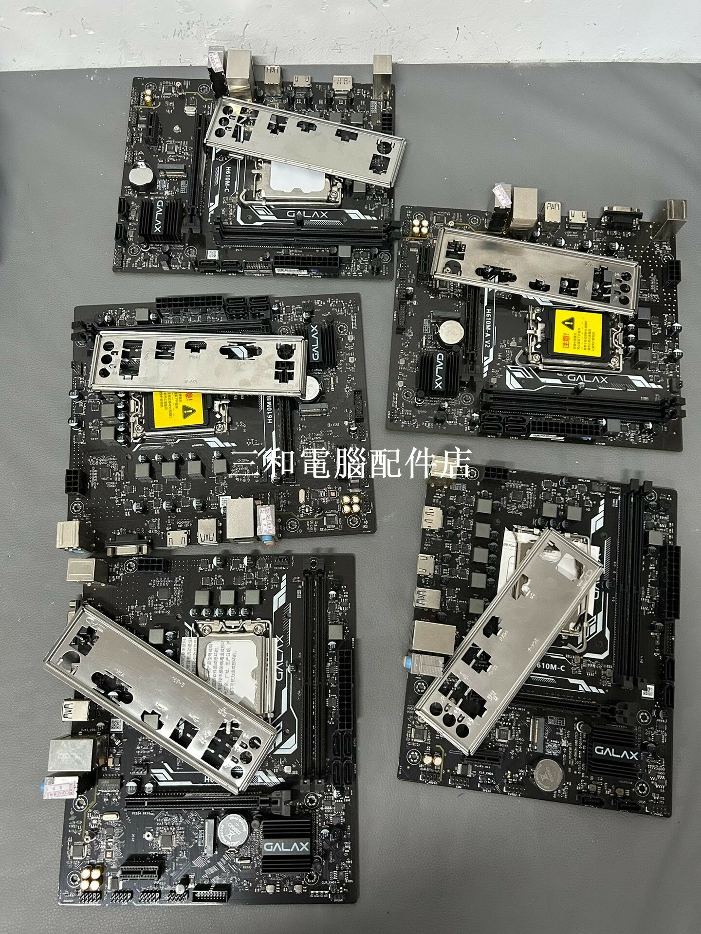 影馳 H610M D4 B660M 主機板 12400F 支援 拆機配件 12 代 實拍 圖片 黑白可選