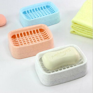 創意浴室雙層瀝水肥皂盒 衛生間時尚手工皂架塑料香皂盒洗漱皂托