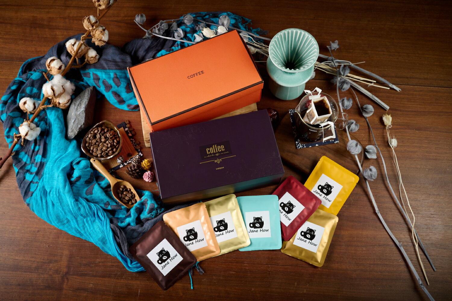 精品時尚紫咖啡禮盒-掛耳式濾泡咖啡30入(綜合包裝) 1