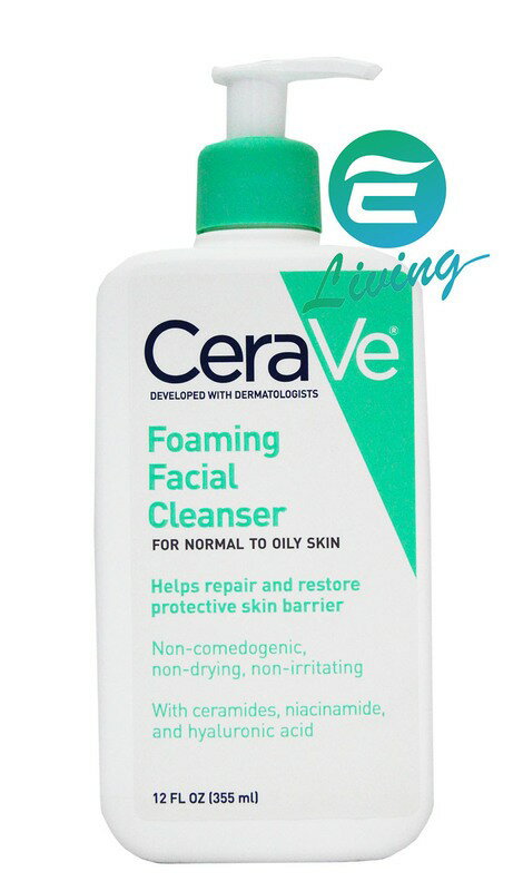 <br/><br/>  CeraVe 泡沫洗面乳 Foaming Facial Cleanser 12oz 355ml #36812<br/><br/>