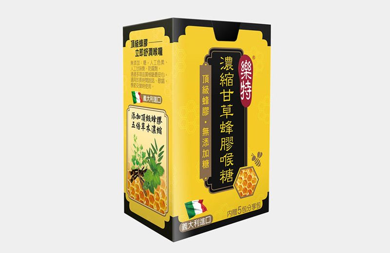 樂特濃縮甘草蜂膠喉糖16.7g