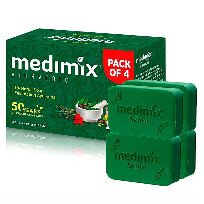 [COSCO代購4] C140685 Medimix 印度綠寶石皇室藥草浴美肌皂 (草本/檀香/寶貝) 200公克 X 12入