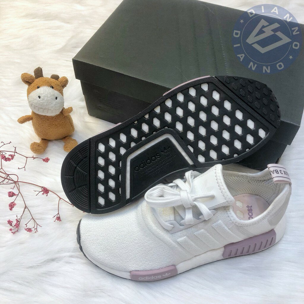 帝安諾- 實體店面愛迪達ADIDAS NMD R1 日文黑色白色白紫薰衣草EF1734