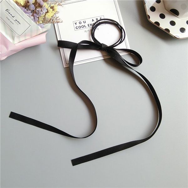 超長 蝴蝶結 緞面 髮圈 髮帶 髮繩 緞帶 韓國 髮飾 明星款 韓劇 百搭 聖誕節 跨年 過年 情人節 洋裝 ANNA S. 3