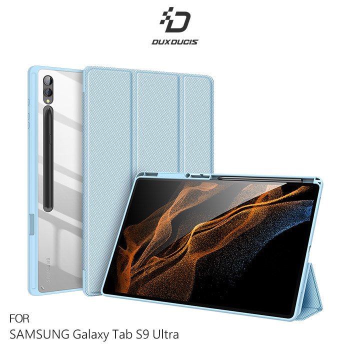 DUX DUCIS Samsung Galaxy Tab S9 Ultra TOBY 筆槽皮套 平板保護套【APP下單4%點數回饋】