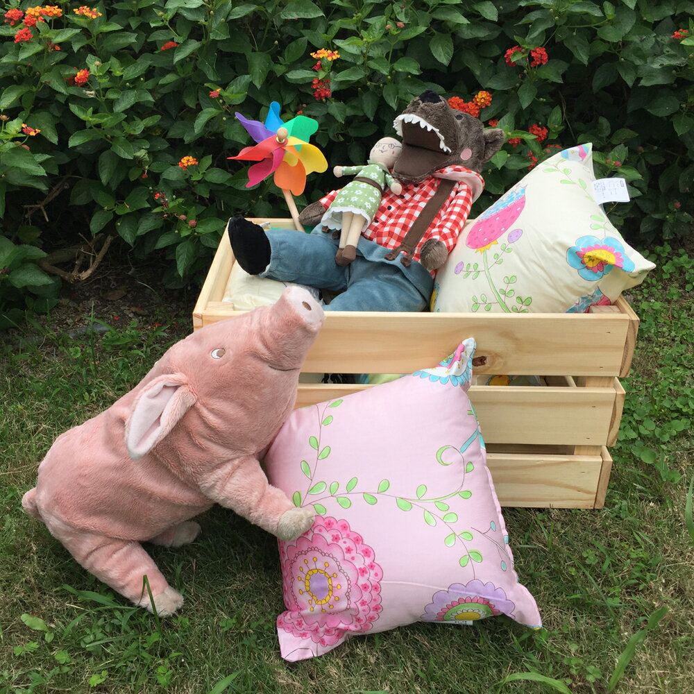 戀家小舖 午安枕【花色隨機】贈品 25X25CM 台灣製