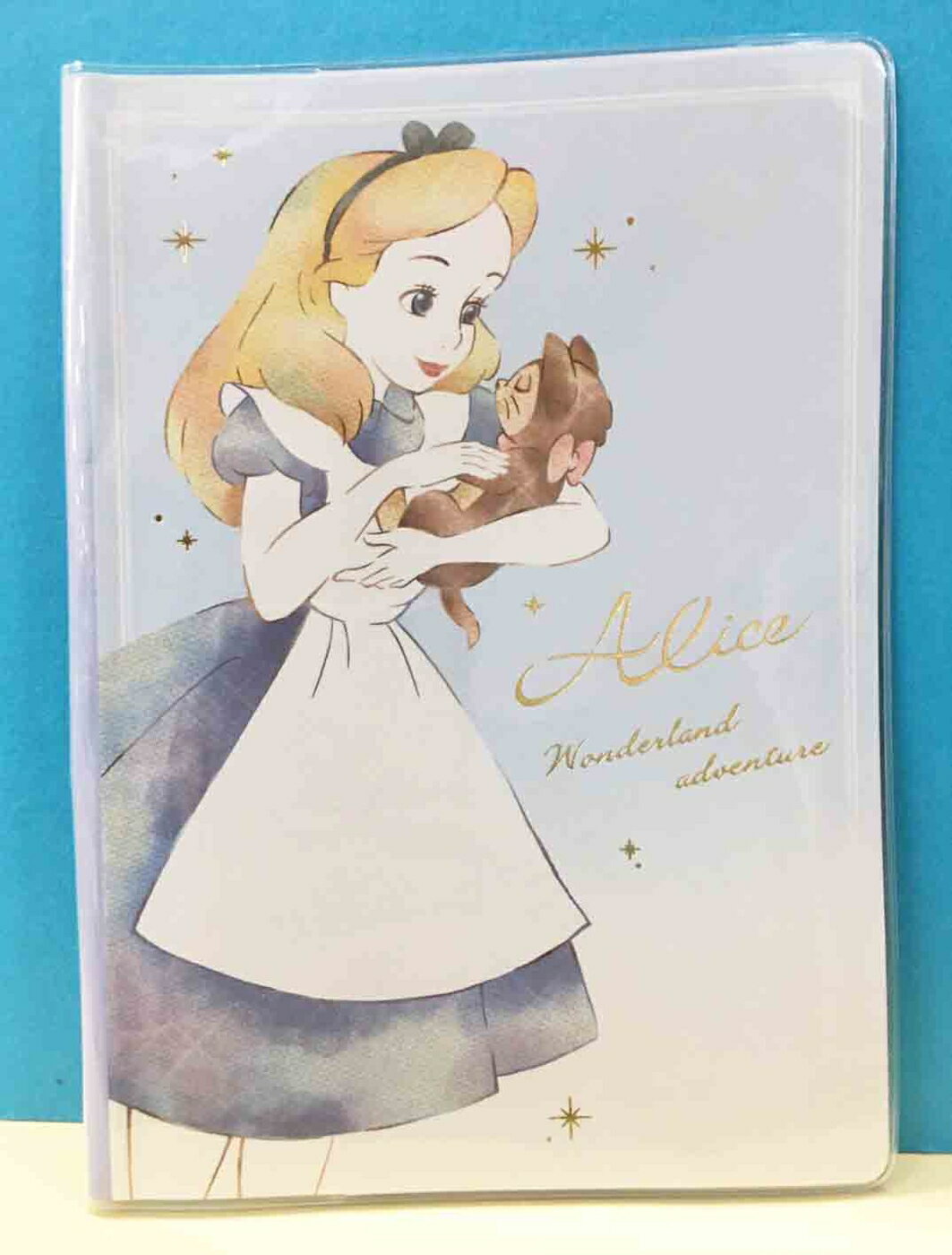 【震撼精品百貨】愛麗絲夢遊仙境 Alice 迪士尼公主系列證件套-愛麗絲 抱貓#49044 震撼日式精品百貨