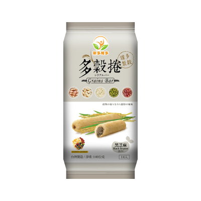 新多維多 多穀捲-黑芝麻 (14入/包)【杏一】