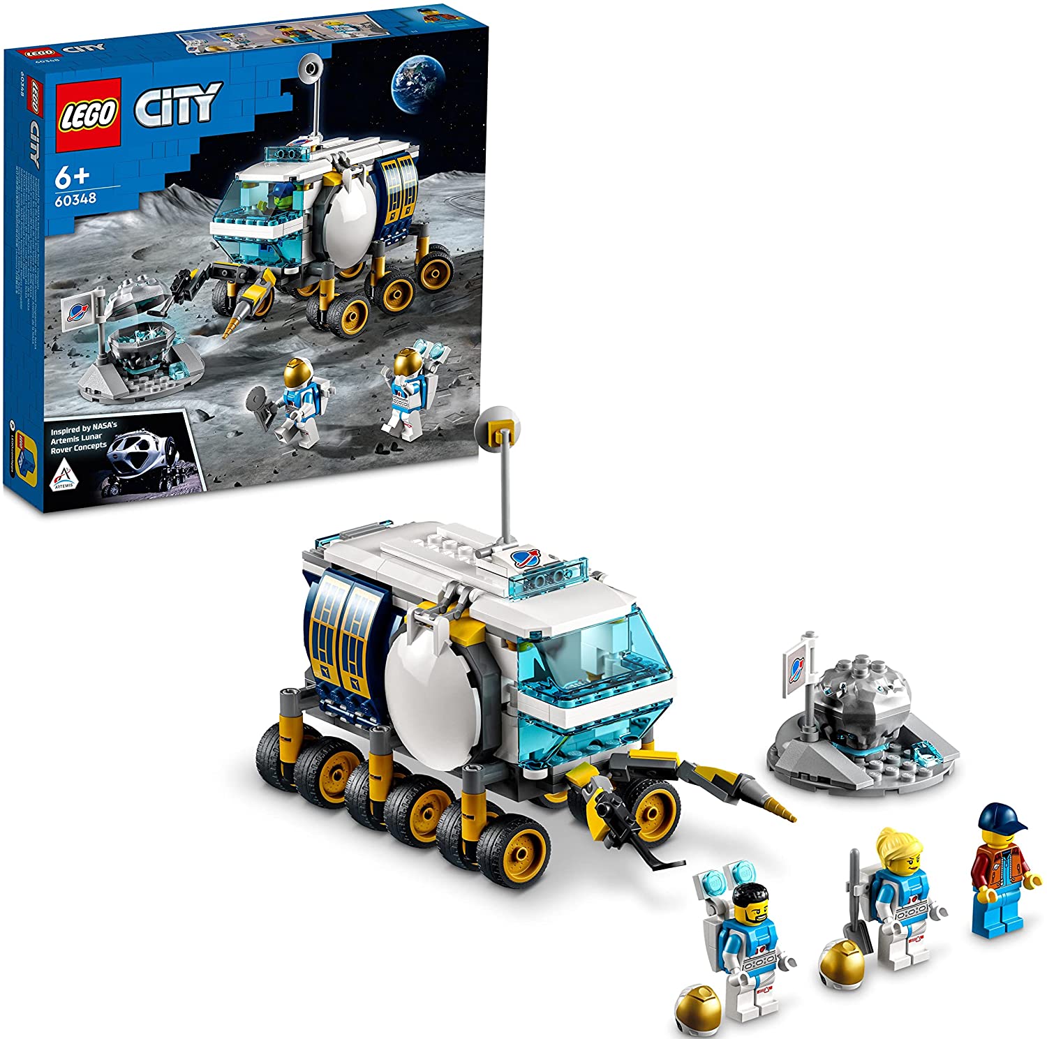 LEGO 樂高城市系列月面探測車60348