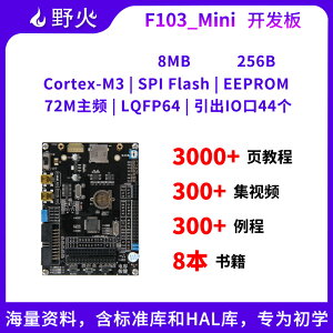 野火 STM32F103-Mini STM32開發板學習板 強過ARM STM8和51單片機