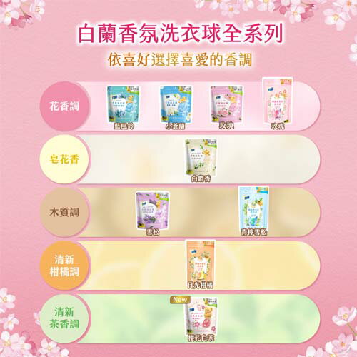 白蘭植萃香氛洗衣球23顆【愛買】 2