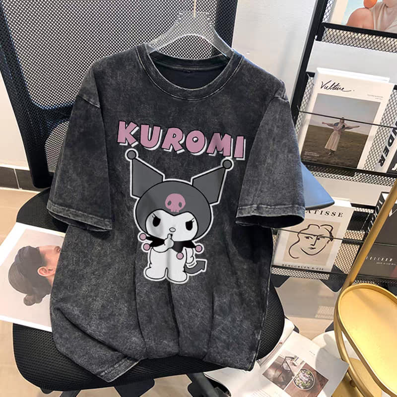 小惡魔系列超舒服水洗長版T