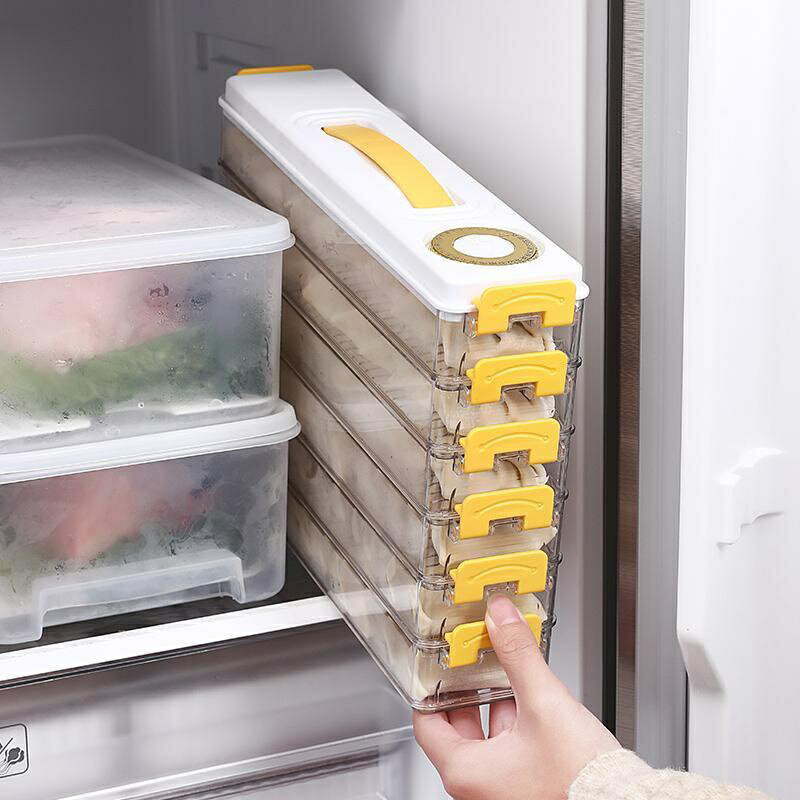 家用食品級水餃餛飩收納盒 夾縫餃子收納盒 冰箱保鮮盒 整理水餃 餛飩速凍盒