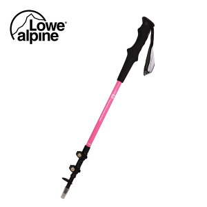 【【蘋果戶外】】Lowe alpine 英國 50週年鋁合金登山杖 桃紅 快扣登山杖 65-135cm EVA握把