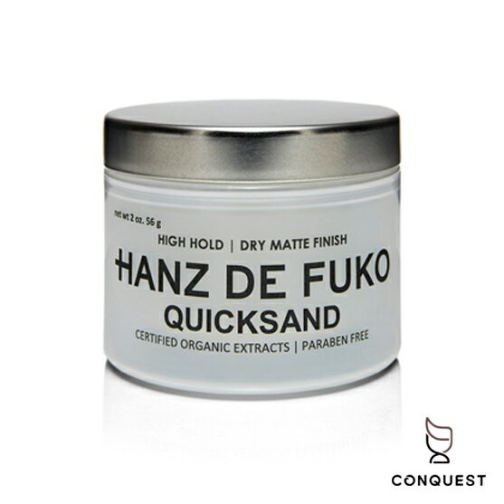 【 CONQUEST 】Hanz de Fuko Quicksand 天然有機髮泥 無光澤 貝克漢指定品牌 官方授權經銷