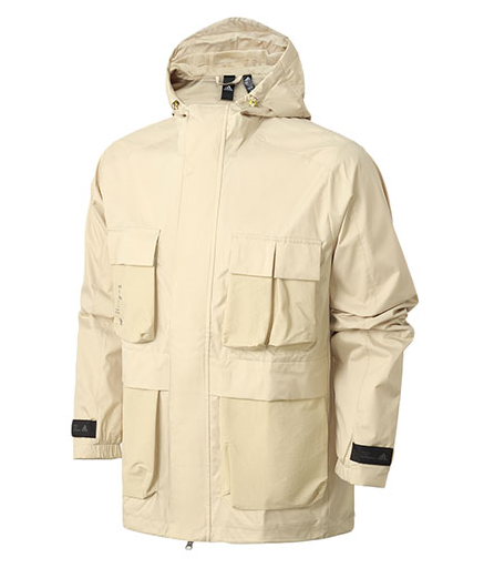 【毒】Adidas TH Windbreaker 運動 休閒 工裝外套 風衣 卡其 男款 GF4012【領券折222｜Cube卡+APP下單最高10%回饋】