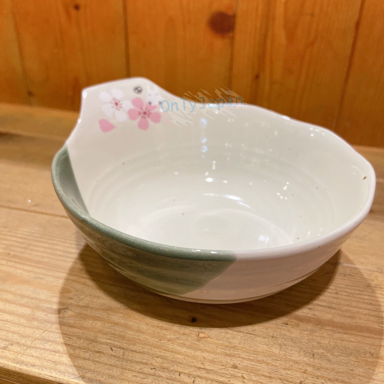 真愛日本 宮崎駿 吉卜力 陶瓷湯碗 吞水湯碗 龍貓和風櫻花綠 湯碗 小碗 小缽 碗 缽 龍貓 碗 陶瓷小缽 甜點碗