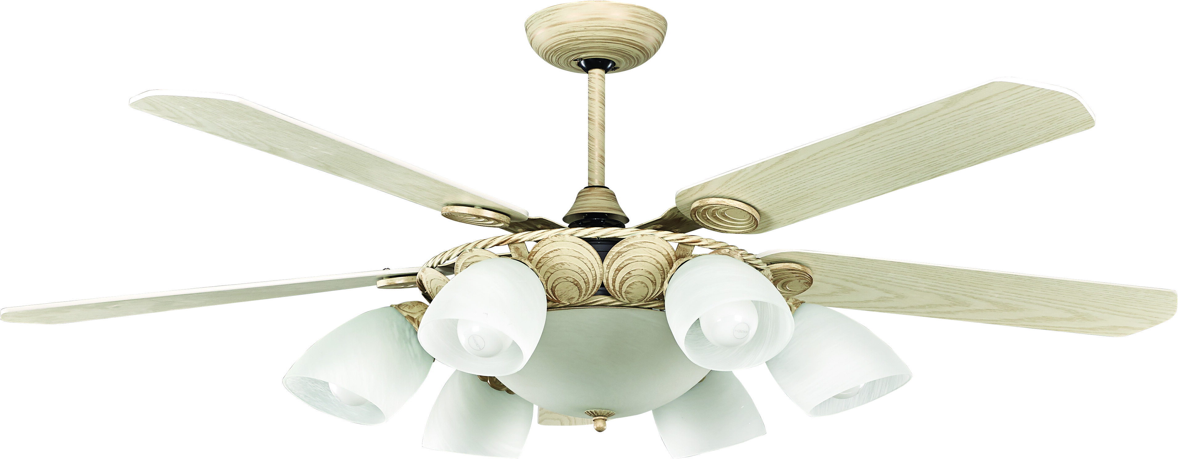 穩帝仕-聖奧古斯汀-60吋BLDC直流無刷燈扇/黃沙金/18009B