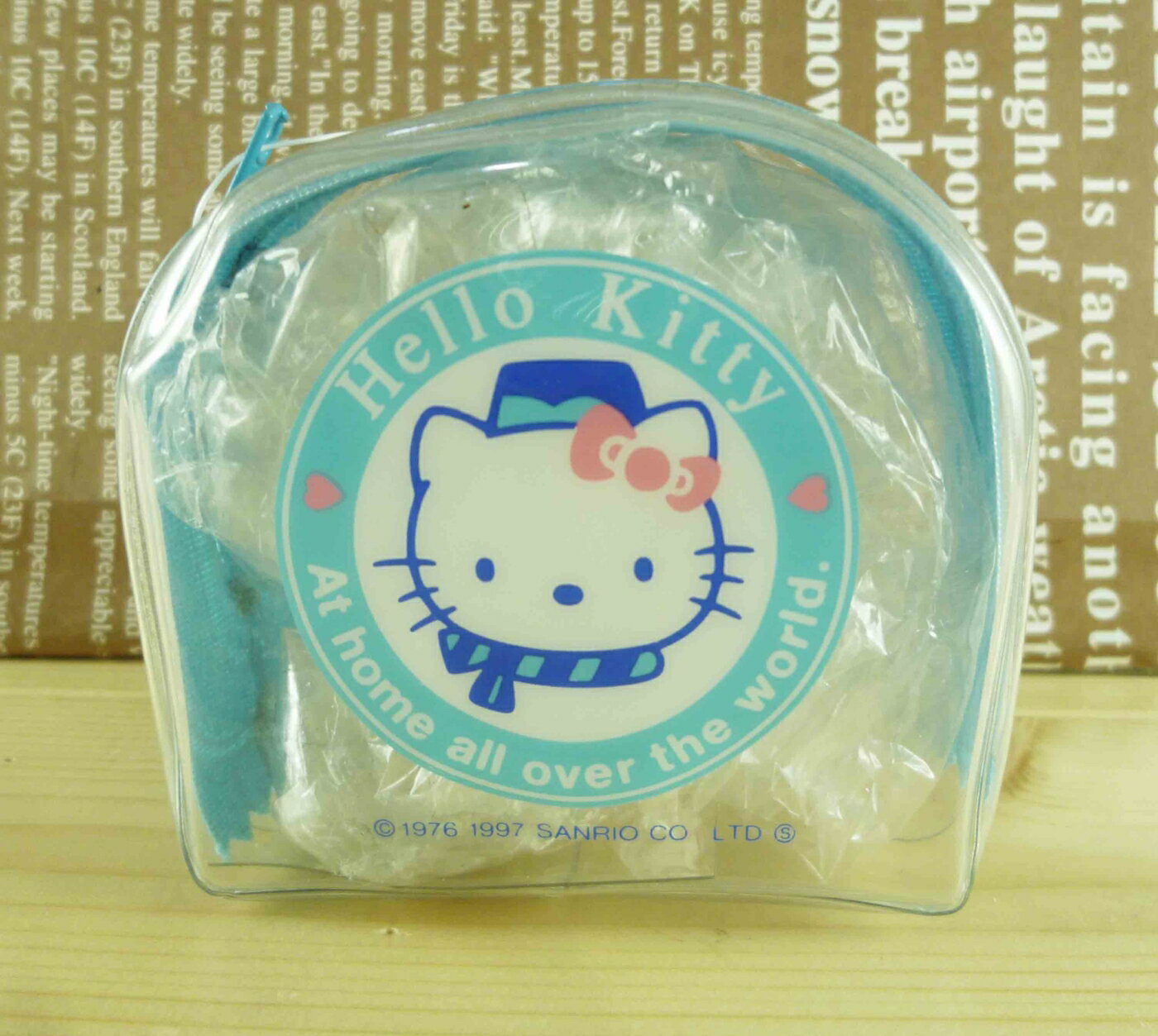 【震撼精品百貨】Hello Kitty 凱蒂貓-凱蒂貓零錢包-藍護士 震撼日式精品百貨