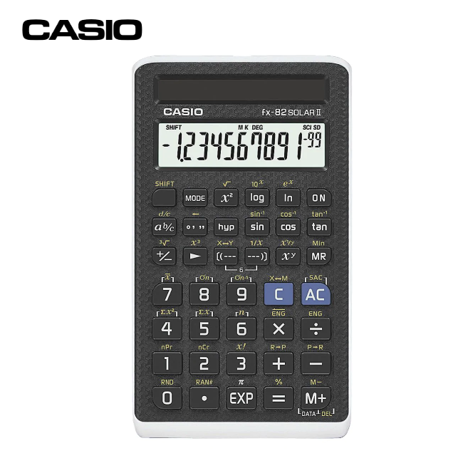 計算機 CASIO fx-82 SOLAR II 工程電算機 ( 國家考試專用 )【領券800折50最高再折千】12/31止