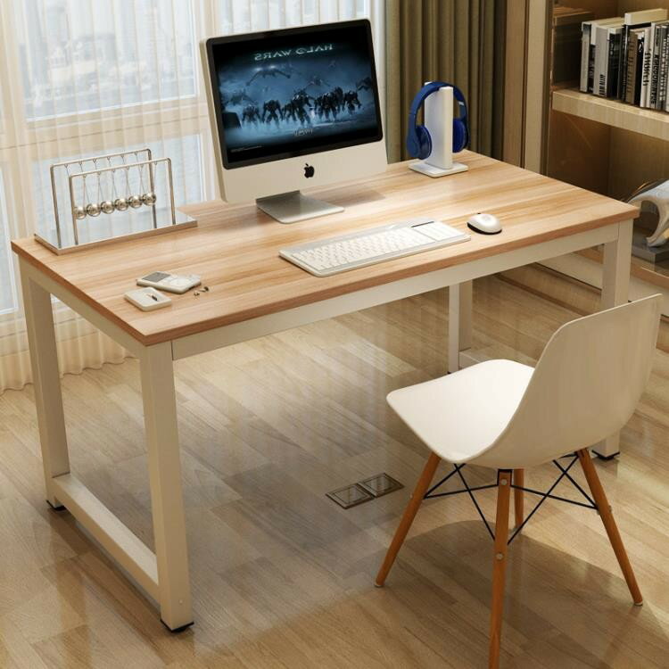 電腦桌簡約現代書桌書架台式桌寫字桌臥室家用簡易學習桌辦公桌小ATF