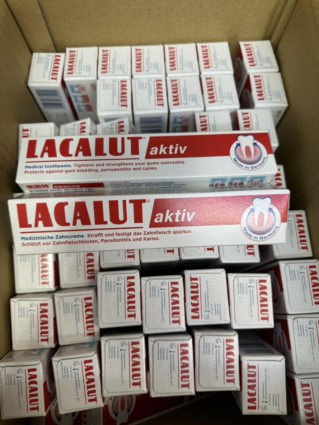 (現貨)德國 Lacalut樂固特 AKTIV 強化護齦牙膏 75ML 公司貨 全新效期