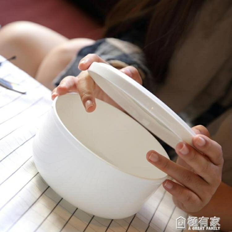 陶瓷碗帶蓋泡面碗微波爐專用碗蒸碗家用飯盒骨瓷餐具保鮮碗蒸蛋碗 全館免運