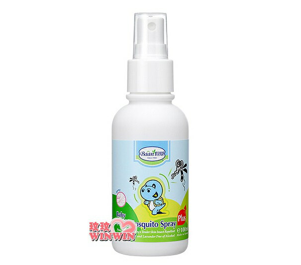 貝恩嬰兒小黑蚊驅蚊噴液(驅蚊液)100ML 可倒噴噴頭設計，使用超方便