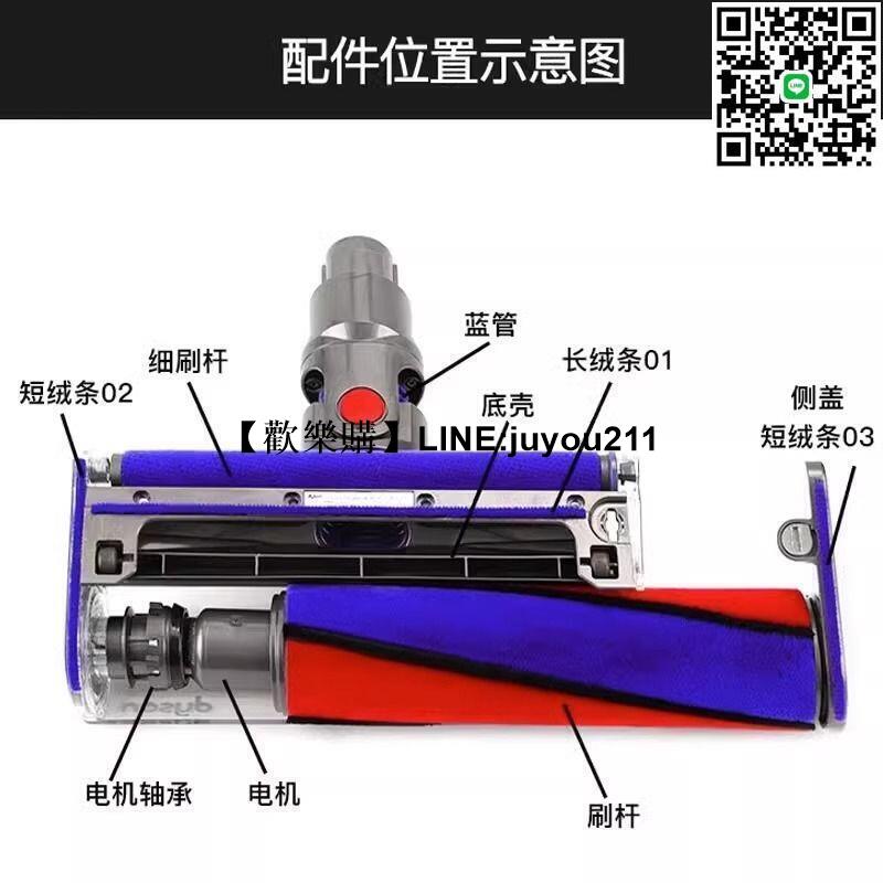 [聚優]藍色軟管零件 更替戴森軟質碳纖維毛刷吸頭軟管 dyson吸頭軟管破損 吸頭軟管維修 軟管