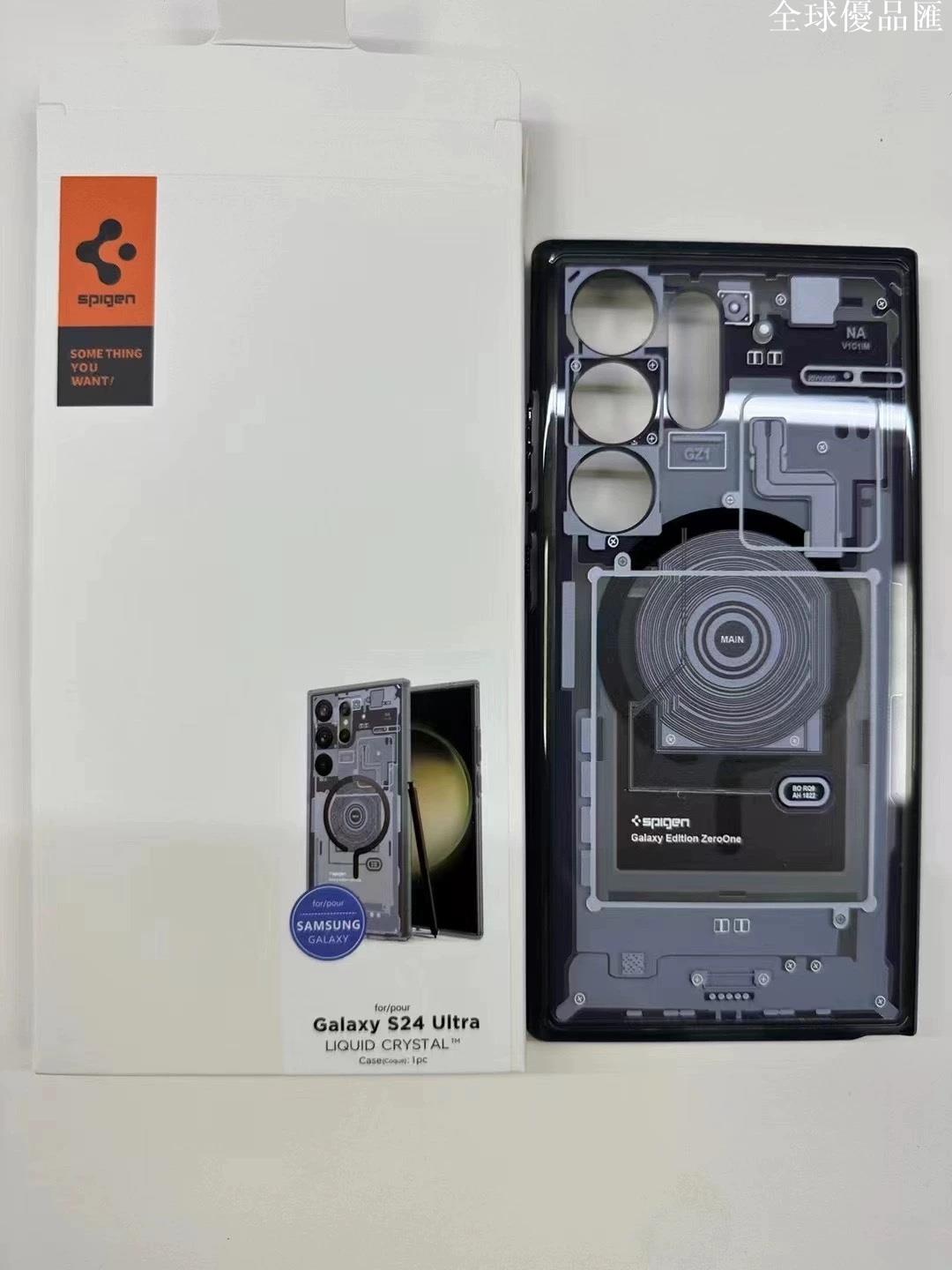 【全球優品匯】Spigen 適用三星S22/ S23/ S24 ultra/ S25Ultra科技高級感手機殼S23+磁吸充電S25ultra磨砂矽膠軟殼防摔殼