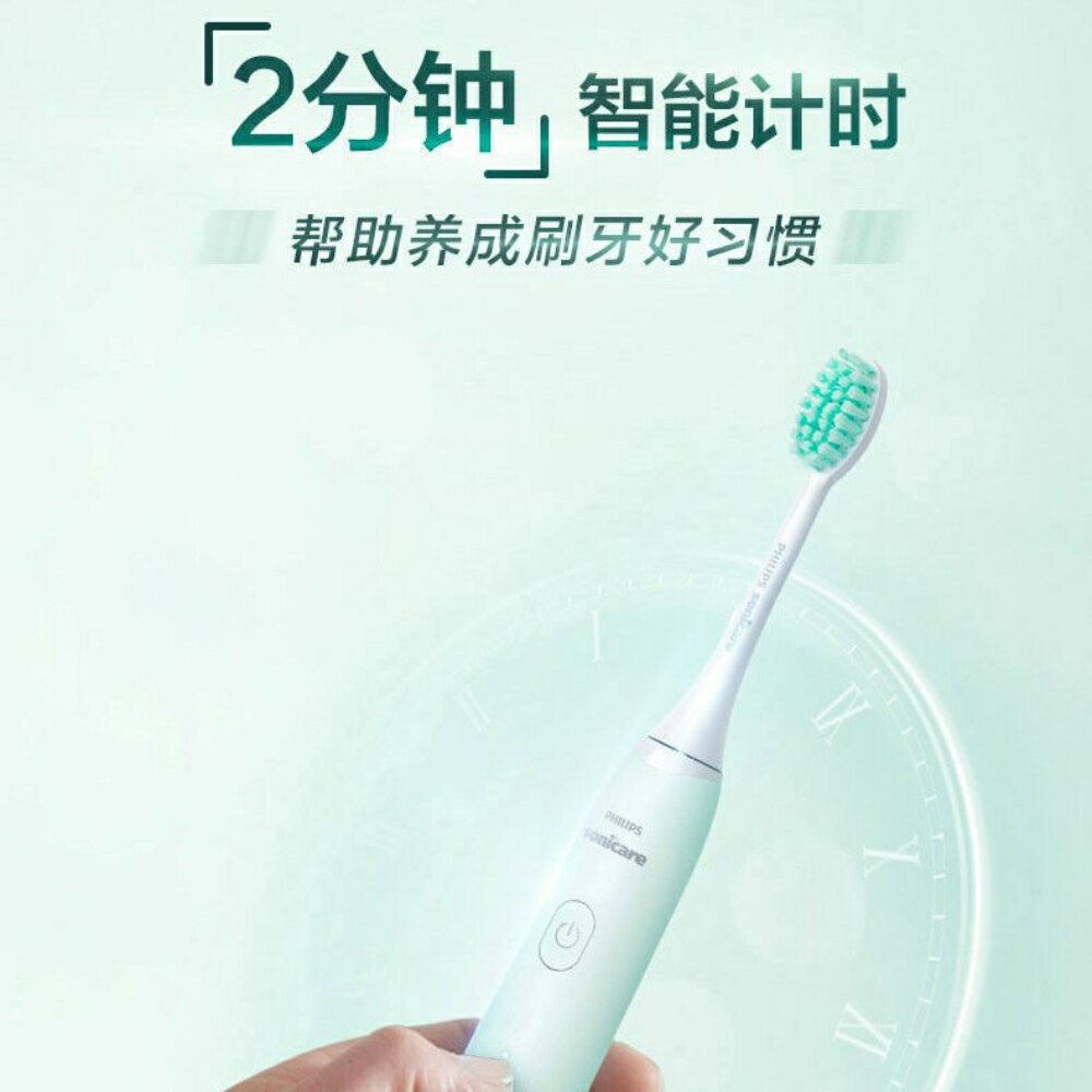 PHILIPS 飛利浦 聲波電動牙刷 Sonicare 小羽刷 HX2421 2431 USB充電 小巧便攜 9