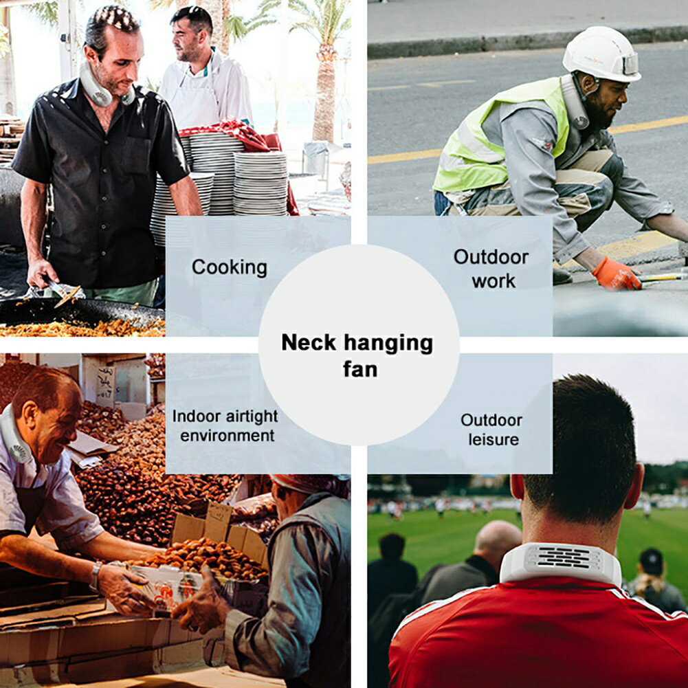 ▬IDI微型冷風機USB迷你冰片便攜掛式空調風扇掛脖子風扇 6