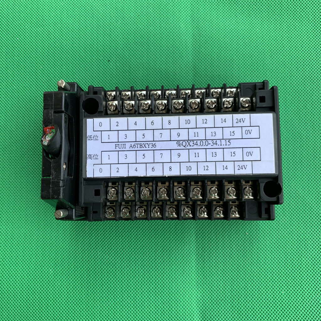 二手拆機富士 FUJI A6TBXY36 帶插頭 接線排 接線端子臺 1