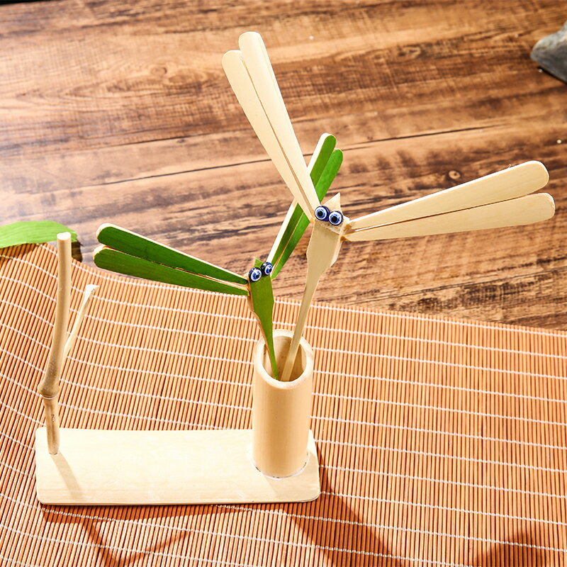 純手工制作平衡竹蜻蜓 創意家居工藝品擺件裝飾品 懷舊童年玩具